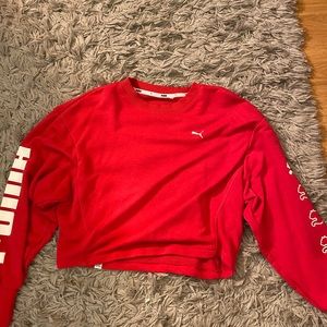 Puma cropped sweatshirt